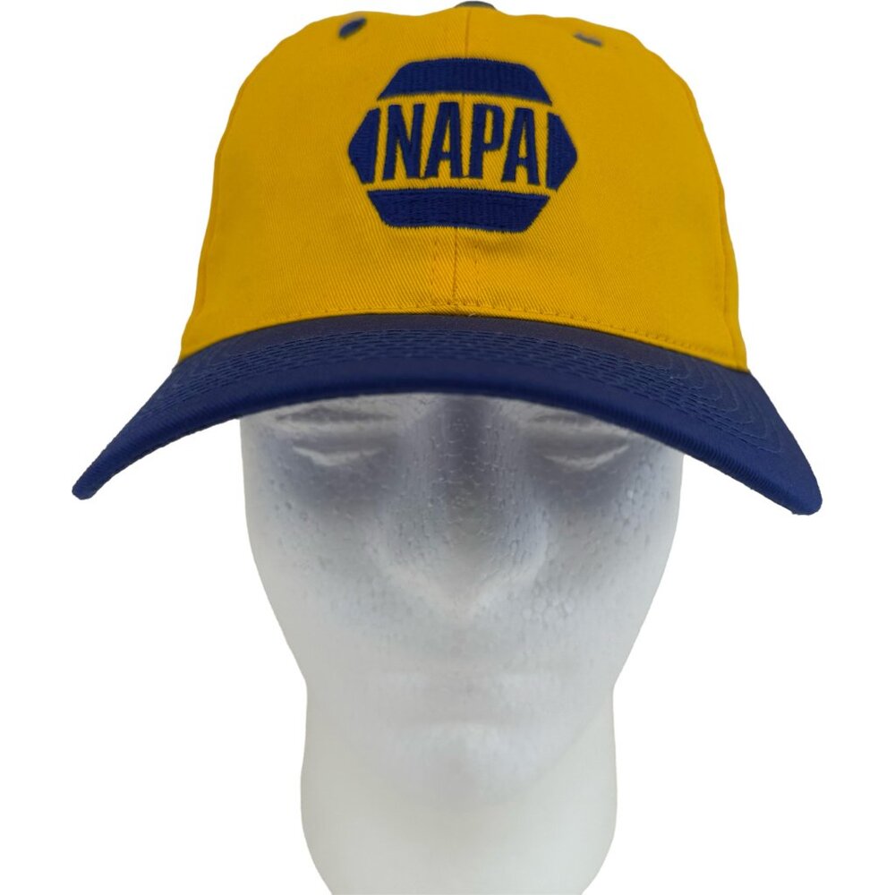 NAPA Auto Parts Adjustable Hat Yellow Blue Official Supplier